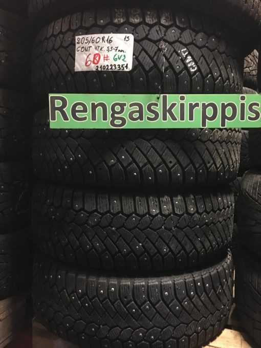 K 205/60R16 Continental nasta 5,5-7mm DOT13 6V2 #