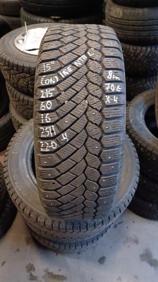 215/60R16 Continental nasta 6mm K15