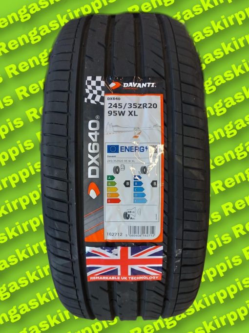 245/35R20 Davanti Dx640 95W XL B,B  68dB/ kesä