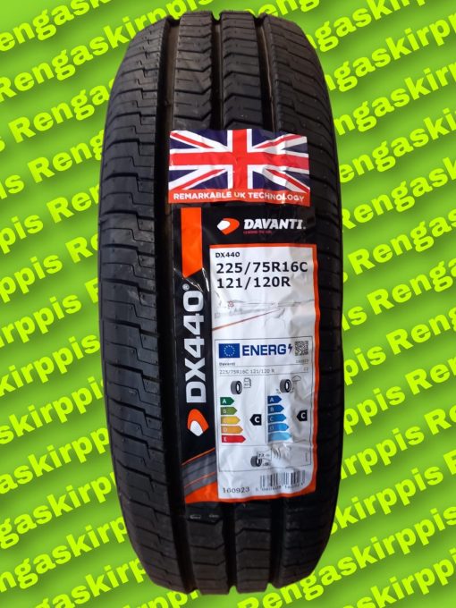 225/75R16C Davanti DX440 121/120R C,C 72dB/kesä