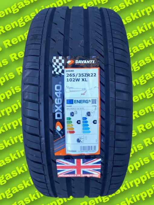 265/35R22 Davanti DX640  102W XL B,B 70dB/kesä