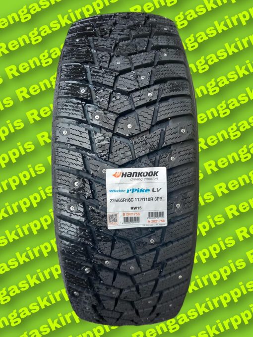 225/65R16C Hankook Winter I'pike LV RW15  112/110R /nasta