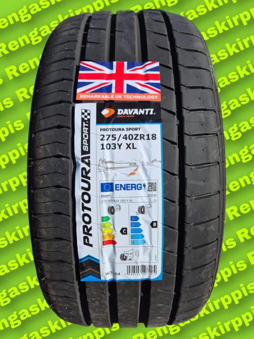 275/40R18 Davanti Protoura Sport 103Y XL  C,B 71dB/kesä