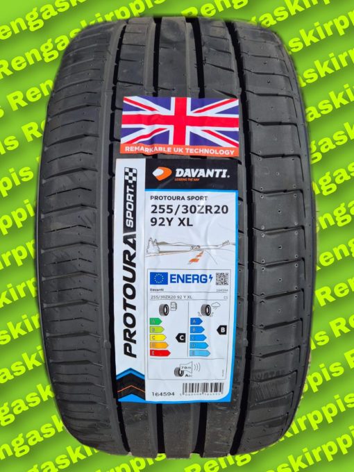 255/30R20 Davanti Protoura Sport  92Y XL C,B 70dB/kesä