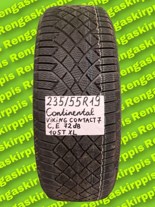 235/55R19 Continental Viking Contact 7 C,E 72dB 105T XL / kitka