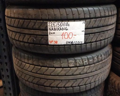 225/50R18C Nankang kesä 8mm / 3V11-3