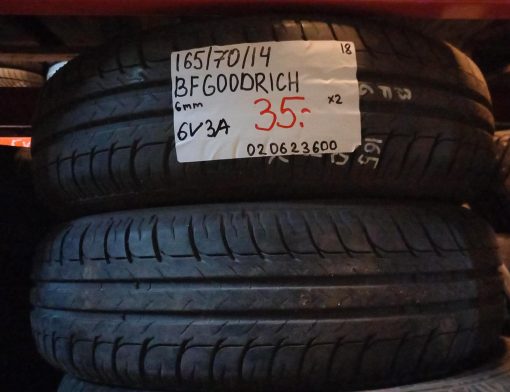 165/70R14 BFGoodrich kesä 6mm / 6V3A