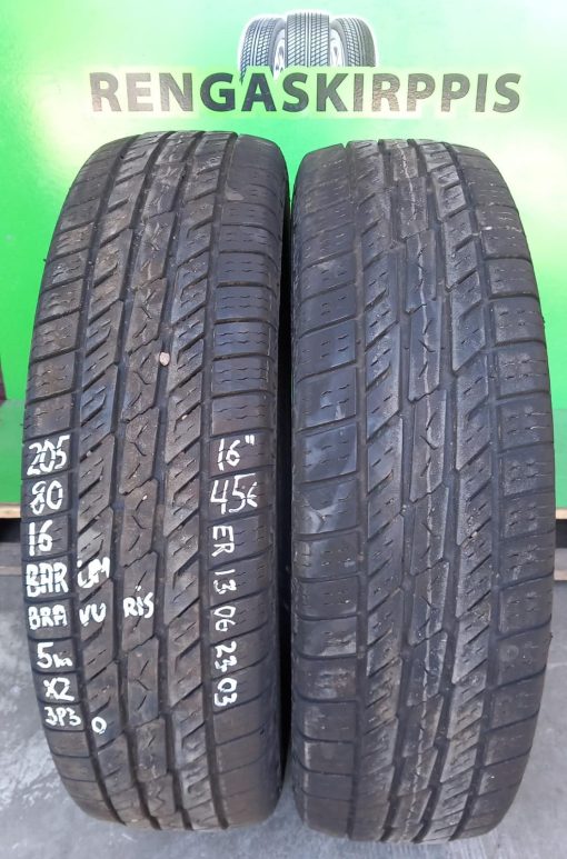 205/80R16 Barum Bravuris kesä 5mm / 3P30