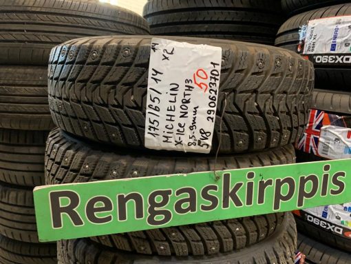 175/65R14 Michelin X-Ice North 3 nasta 8,5-9mm