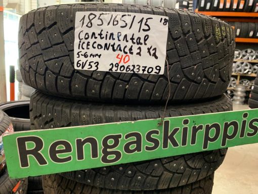 185/65R15 Continental IceContact 2 nasta 5-6mm
