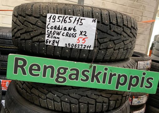 195/65R15 Cordiant SnowCross nasta 8,5mm