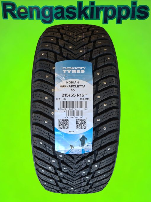 215/55R16 Nokian Hakkapeliitta10  97T/ nasta