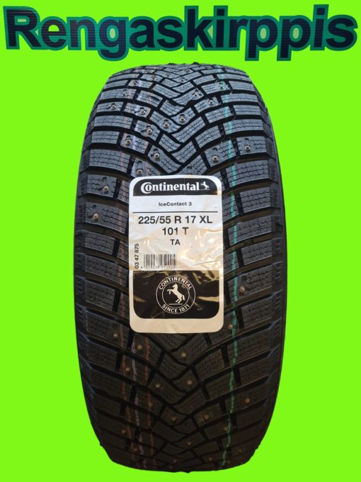 225/55R17 Continental IceContact 3 101T XL/nasta