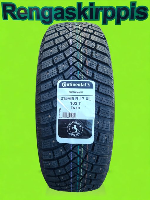 215/65R17 Continental IceContact3 103T XL/nasta