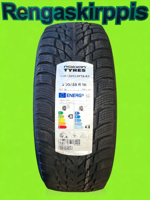 205/55R16 Nokian HKPL R3  B,F 72dB/kitka
