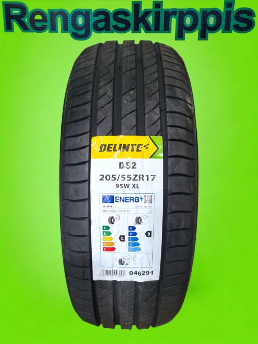 205/55R17 Delinte DS2 95W C,B 71dB/kesä