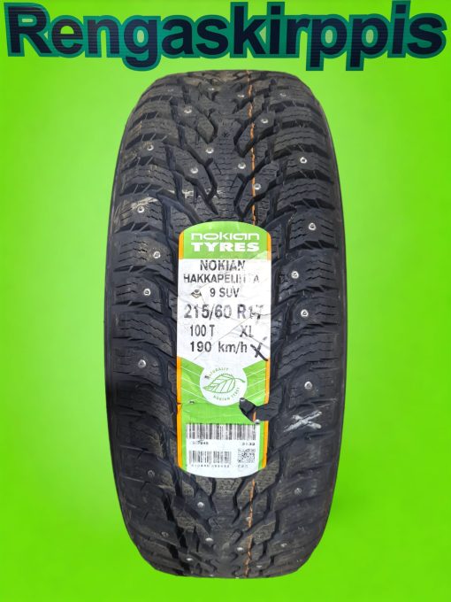 215/60R17 Nokian Hakkapeliitta 9 SUV 100T XL / nasta+