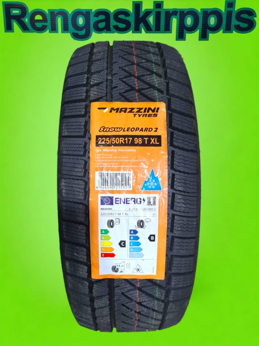 225/50R17 Mazzini SnowLeopard 2  98T  C,B 72dB /kitka