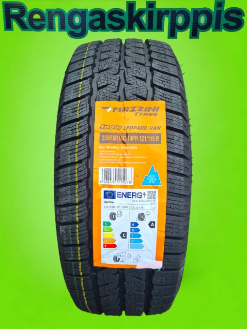 235/65R16C Mazzini SNOWLEOPARD VAN 121/119R C,A 71dB/kitka