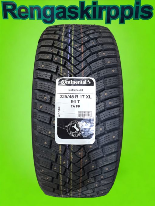 225/45R17 Continental Ice Contact 3 94T XL  / nasta