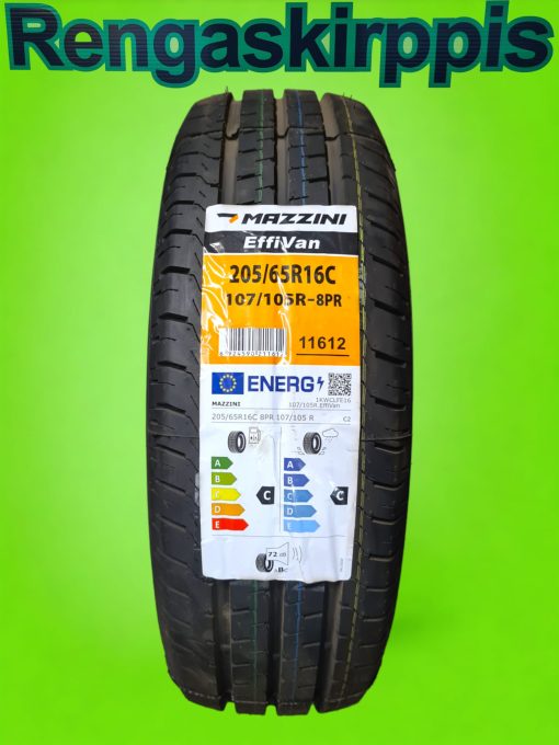 205/65R16C Mazzini EffiVan  107/105R C,C 72dB/kesä
