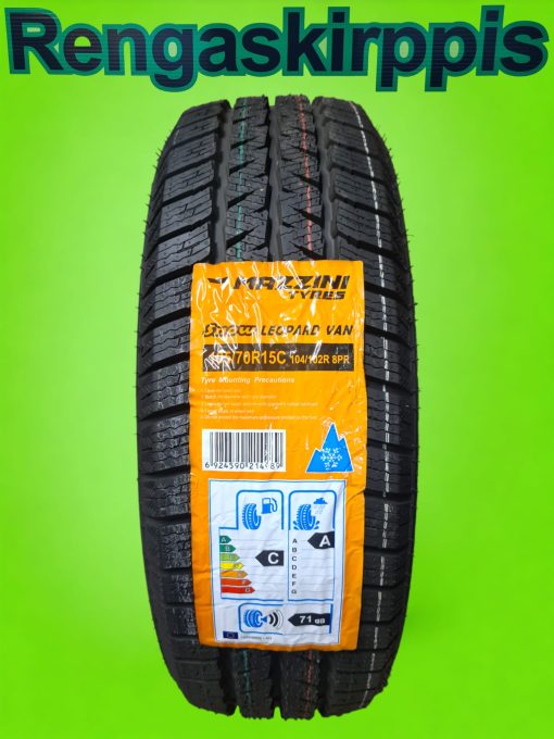 195/70R15C Mazzini Snowleopard VAN  104  C,A 71dB/kitka
