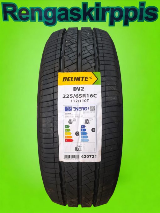 225/65R16C Delinte DV2  112/110T  C,B 72dB/kesä