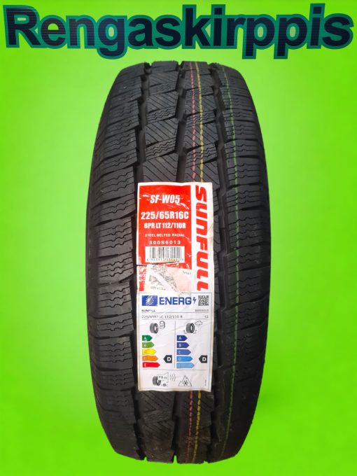 225/65R16C Sunfull SF-W05 112/110R D,D 73dB/kitka