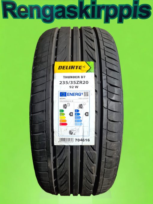 235/35R20 Delinte D7 92W XL B,B 72dB/kesä