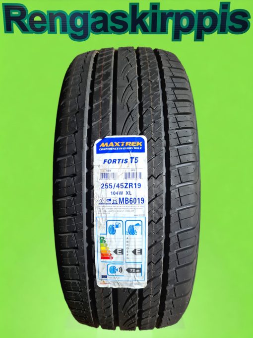 255/45R19 Maxtrek Fortis T5 104W E,E 72dB/kesä