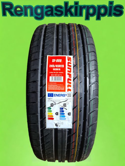 245/45R19 Sunfull SF-888 102W XL E,C 72dB/kesä