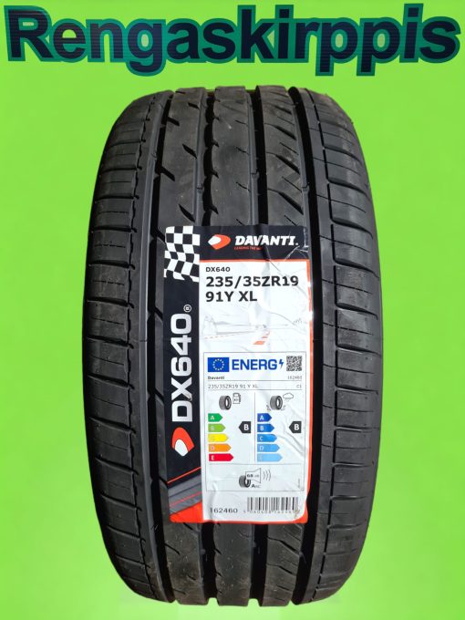 235/35R19 Davanti DX640 91Y XL B,B 68dB / kesä
