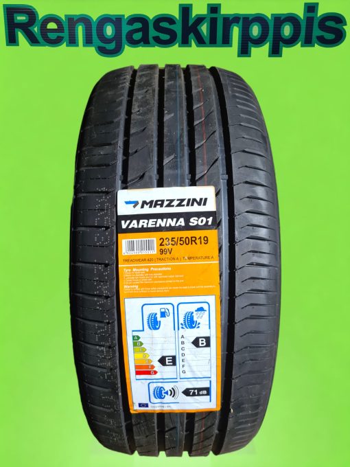 235/50R19 Mazzini Varenna S01  99V D,B 71dB/kesä