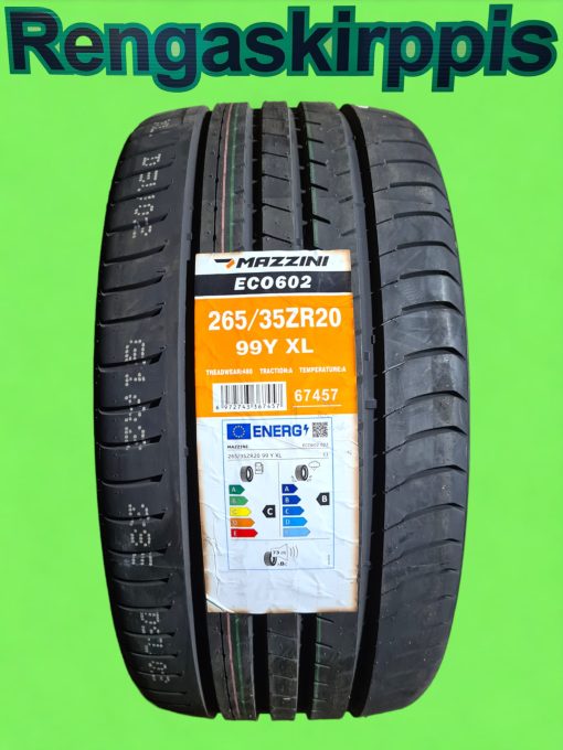 265/35R20 Mazzini Eco602 99Y XL C,B 73dB/kesä