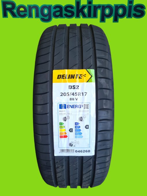 205/45R17 Delinte DS2 88V C,B 71dB/kesä