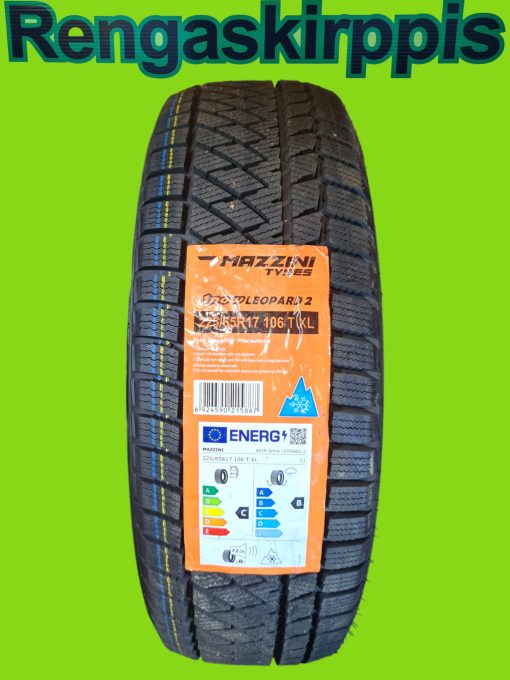 225/65R17 Mazzini SnowLeopard 2  106T  C,B 72dB/kitka