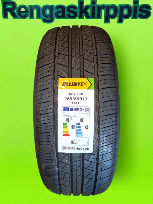 265/65R17 Delinte DH7 112H  SUV B,B 72dB/kesä