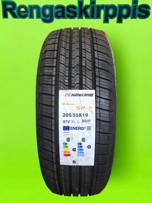 205/55R19 Nankang SP-9 97V XL C,B 72dB /kesä