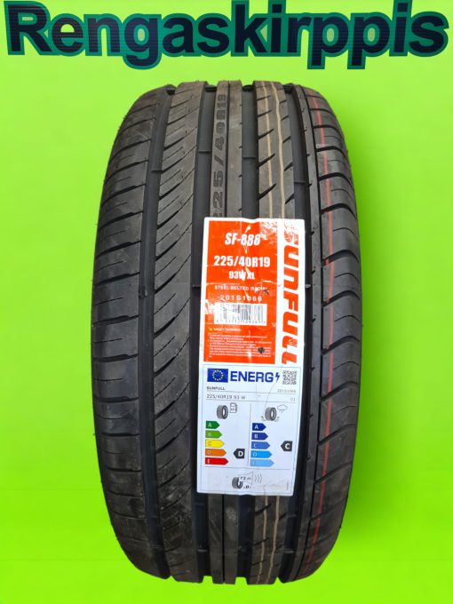 225/40R19 Sunfull SF-888 93W XL E,C 72dB/kesä