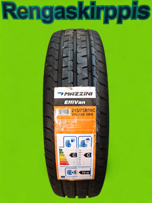 215/75R16C Mazzini EffiVan  116/114R C,C 72dB/kesä