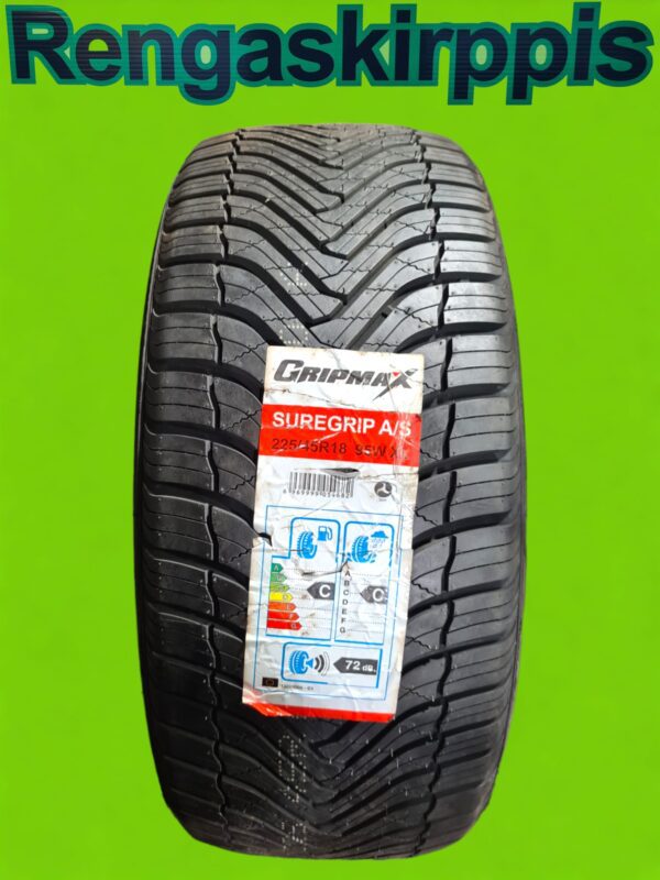 225/45R18 Gripmax Suregrip As 95W XL C,C 71dB/kesä