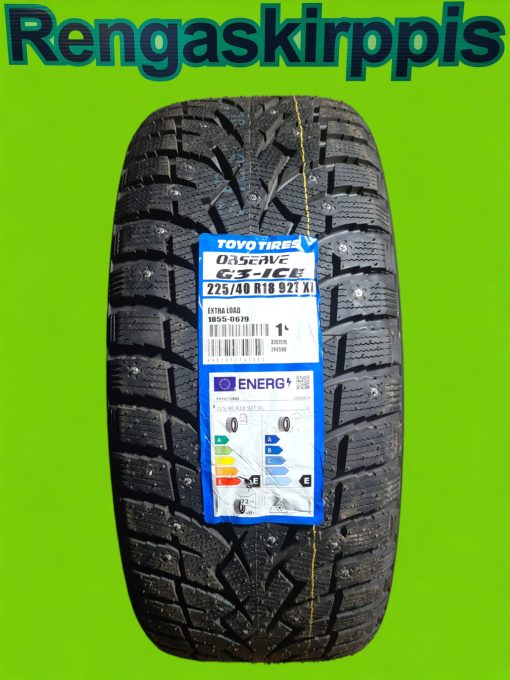 225/40R18 Toyo Tires Observe G3 Ice 92T XL/nasta