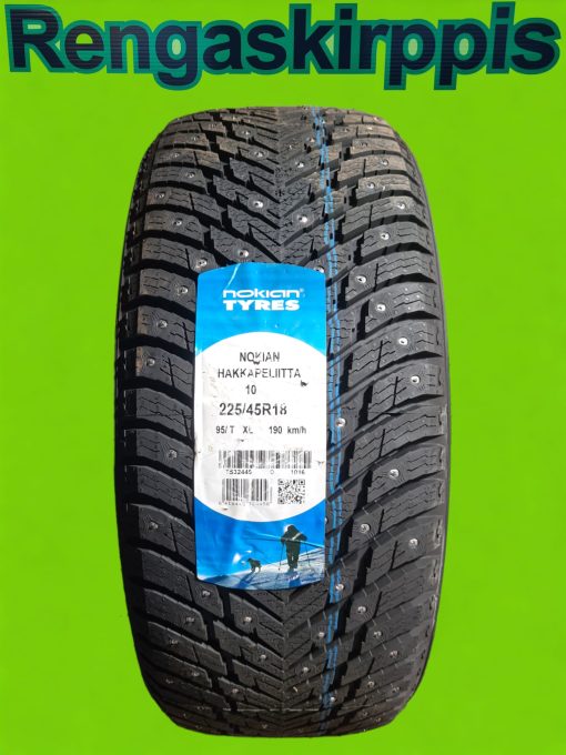 225/45R18 Nokian Hakkapeliitta 10  95T XL /nasta