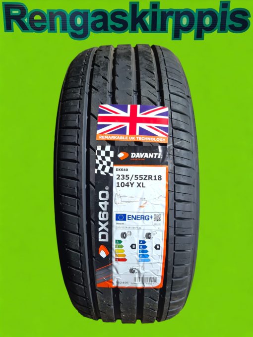 235/55R18 Davanti Dx640 104Y XL B,B 68dB / kesä