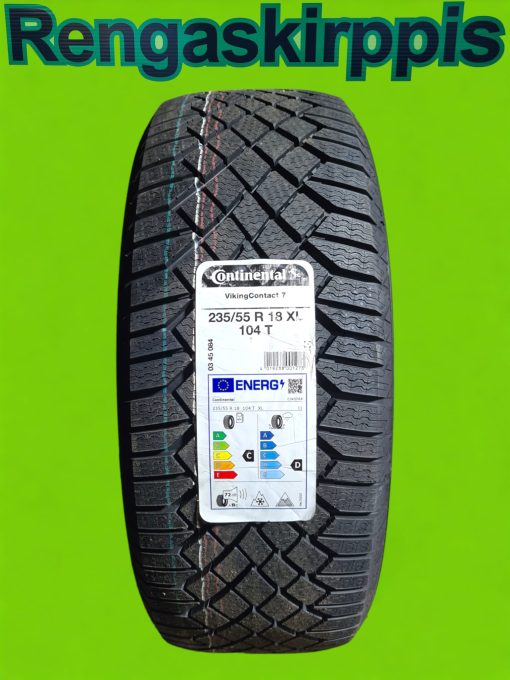 235/55R18 Continental VikingContact 7 104T XL C E 72dB/kitka