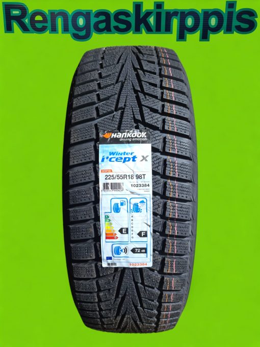 225/55R18 Hankook Winter I'Cept X (RW10) 98T D,E 72dB/kitka