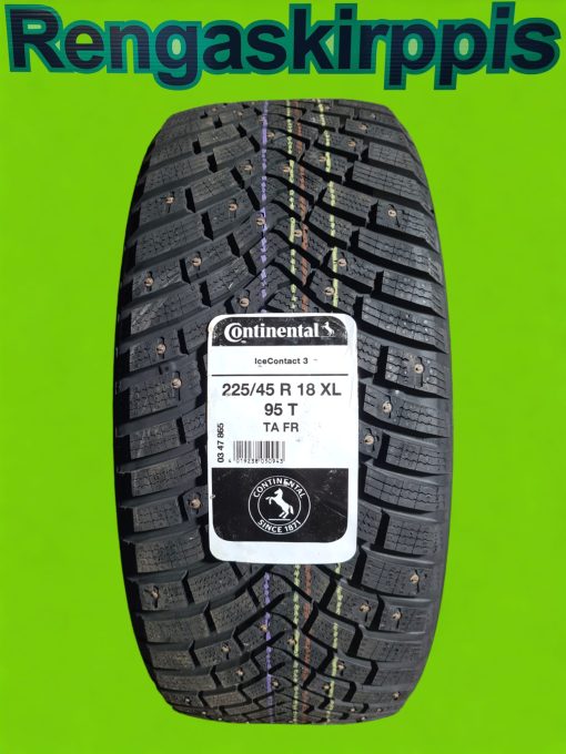 225/45R18 Continental IceContact3 95T XL / nasta