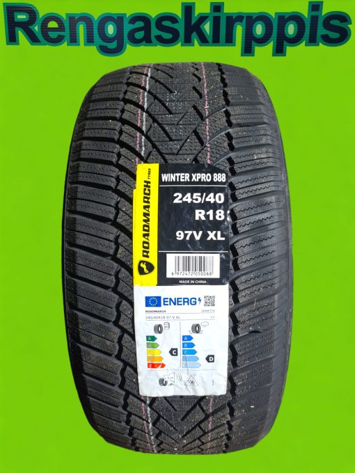 245/40R18 Roadmarch WinterXpro 888  97V  C,D 70dB/kitka