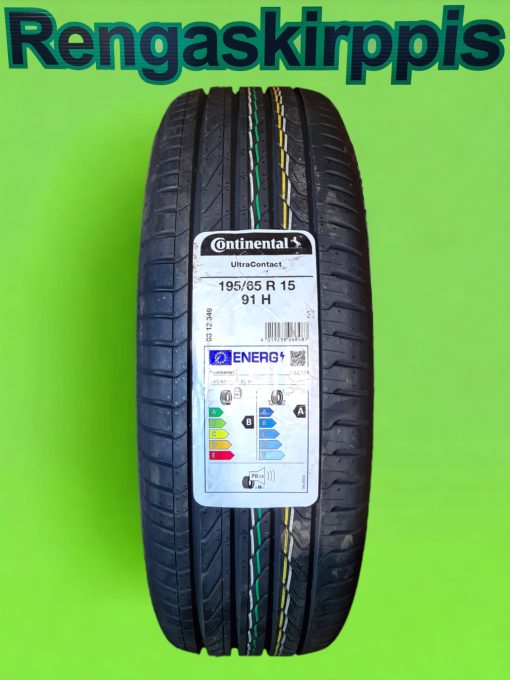 195/65R15 Continental UltraContact 91H B,A 70dB/kesä