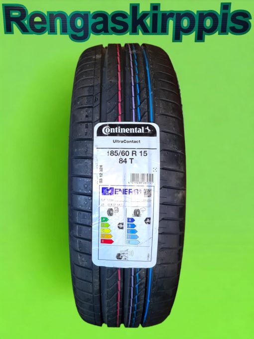 185/60R15 Continental UltraContact 84T B,A 70dB/kesä
